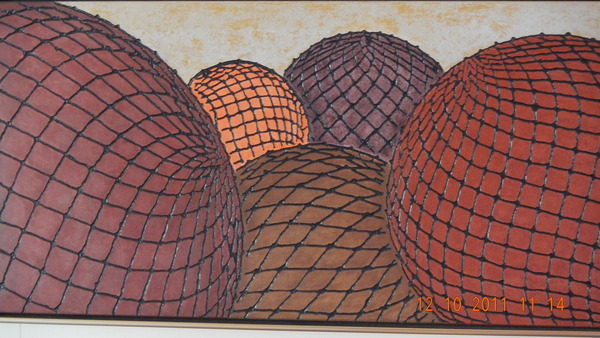 Still Life with Paint (glass floats)  2010